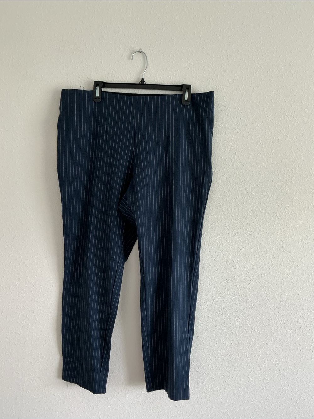 a new day Navy Pinstripe Straight-Leg Pants